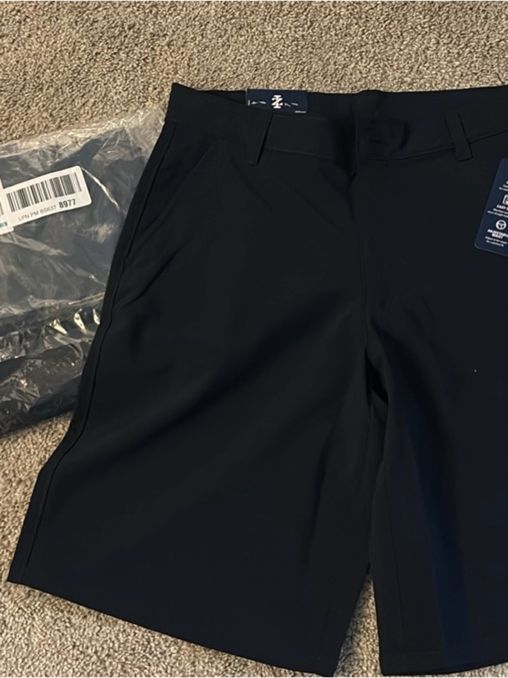 Izod Men's Navy Flat-Front Performance Shorts - Uniform - Lot of 2